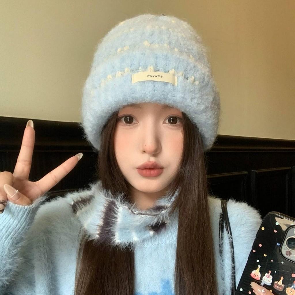 Knit Hat For Women Warm Fleece Beanie With Earmuff Protection For Winter Casual Wear