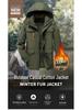 Men's Outdoor Thickened Mid-Length Velvet Jacket: Versatile, Stylish Windbreaker for Winter Cold Protection