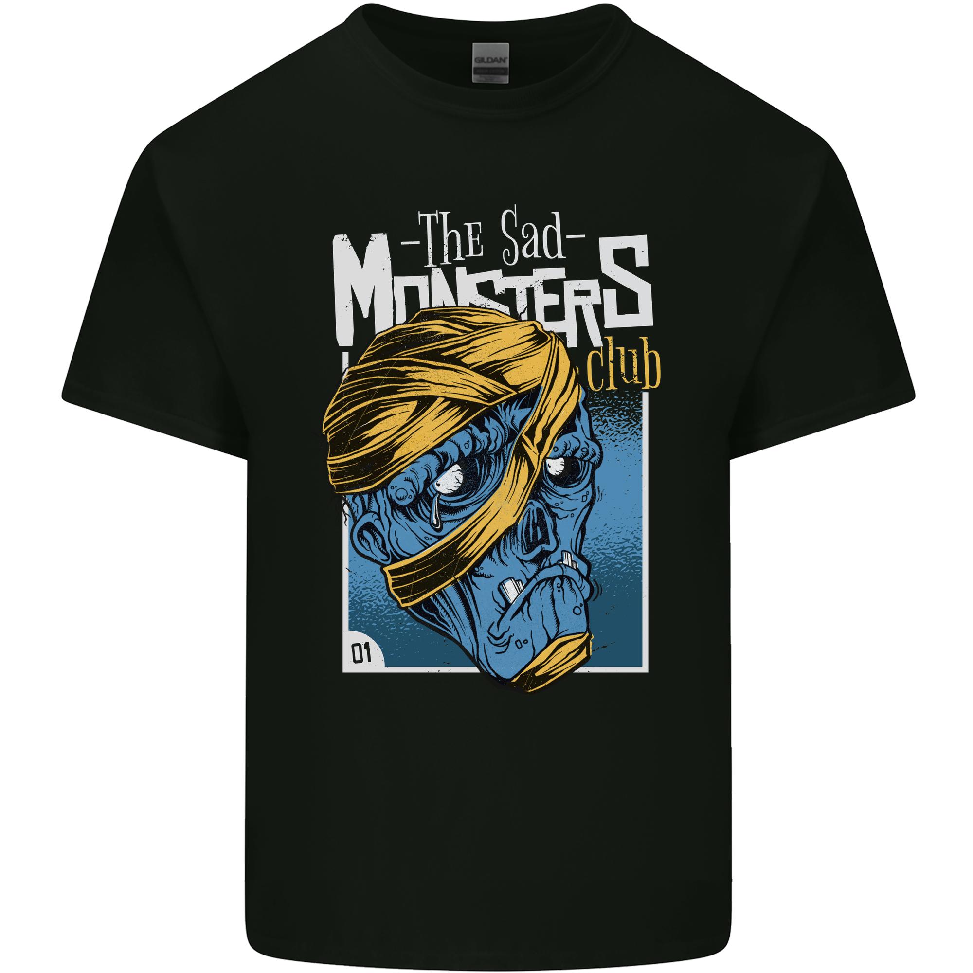 Sad Monster Club Zombie Halloween Unisexs Light Cotton TShirt S