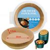Food Grade Silicone Coated Air Fryer Paper Liners Non Stick Baking Oil Absorbent