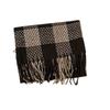 Autumn and winter plaid scarf women's imitation cashmere shawl light luxury high-end couple versatile warm thickened scarf