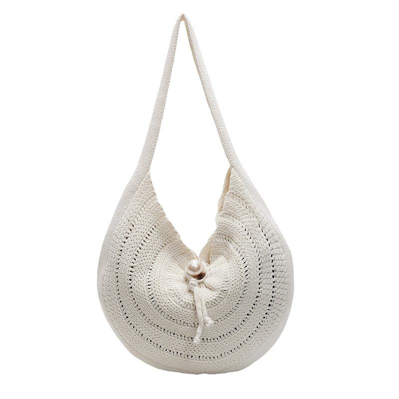 New women's shoulder bag fashion woven bag handbag shopping bag large capacity simple commuter tote bag