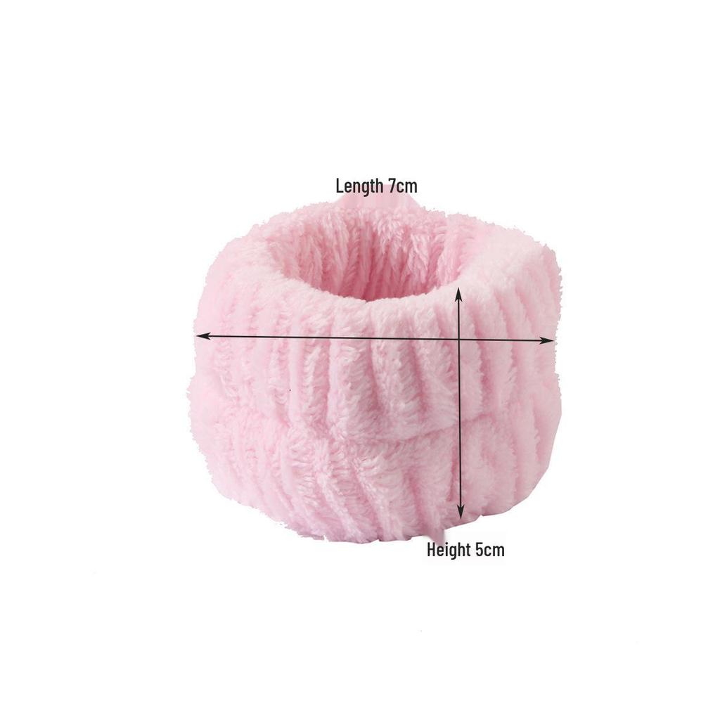 Women's 3-Piece Fashion Set: Sweat-Absorbing Wristbands & Handmade Hair Accessories