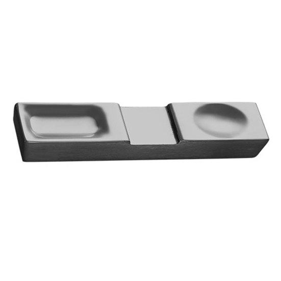 Chopstick Rest Groove Design Mirror Polished Fork Holder Easy To Clean Cutlery Rest Stainless Steel Chinese Style