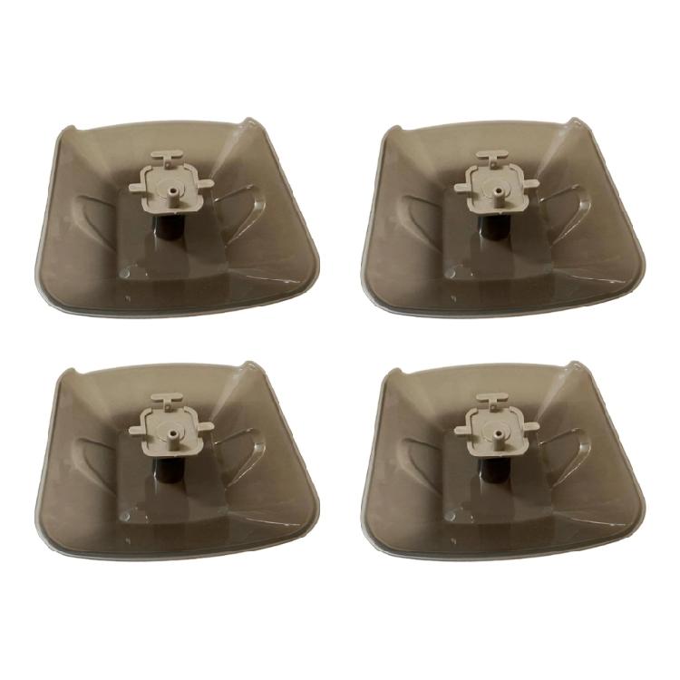 

Pack of 4 High Temperature Resistant Range Hood Oil Cup Replacements Corrosion Proof Easy Maintenance Plastic Texture 1