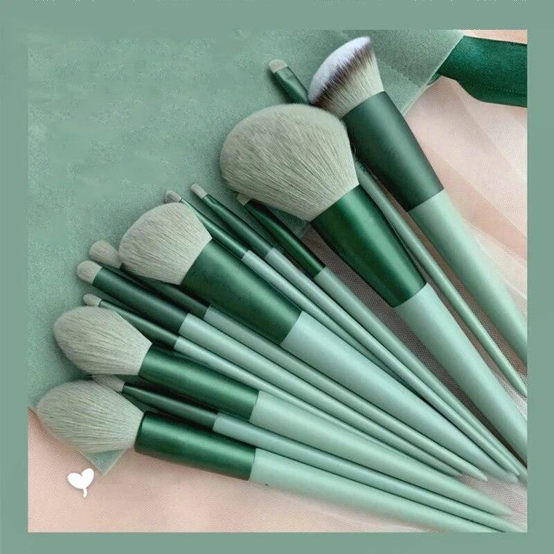 Mixing Makeup Brush Beauty Tools 13 Piece Soft Fluffy Makeup Brush Set for Cosmetics Foundation Blush Powder Eyeshadow Kabuki