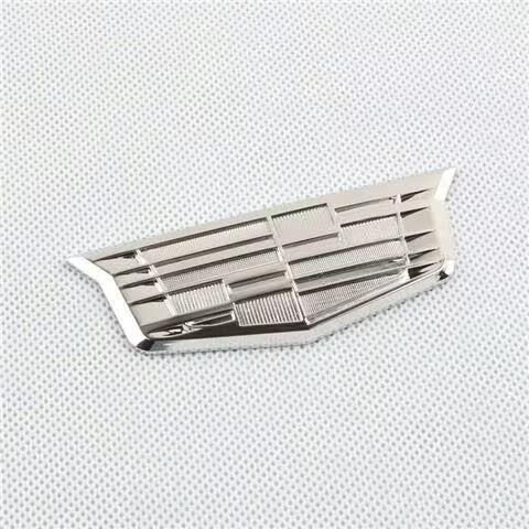 

9.3cmx3.2cm Car Rear Trunk Emblem Side Sticker Decoration for Cadillac XT5 ATSL XTS SRX C-Pillar Lable Window Metal Alloy Badge