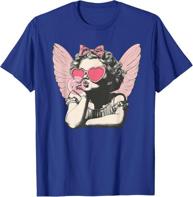 Cupid Valentine Day Cute Cupid Blowing Bubble Unisex T-Shirt