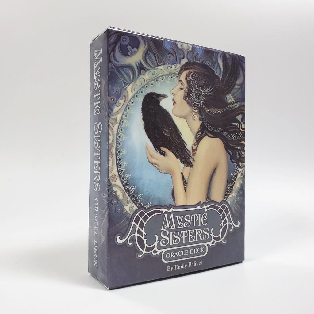 Mystic Sister Oracle cards with paper manual English Read Fate Board Game Playing Card Deck Games for family party Entertainment