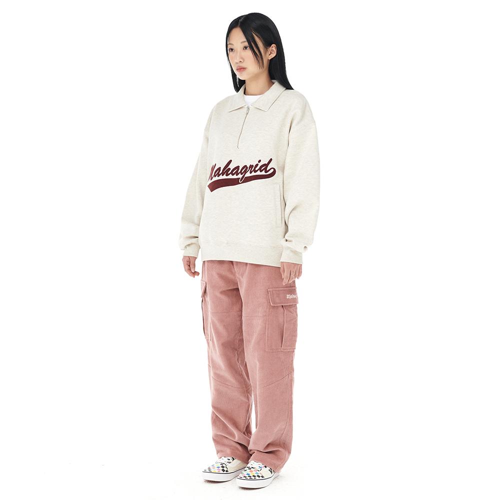 MAHAGRID Corduroy Cargo Pant Pink(Mg2Dfmpa20A)