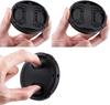 58mm Front Lens Cap Covers with Cap Keepers for Canon EOS Rebel T7 T6 T5 T100 4000D 2000D SL3 SL2 SL1 T8i T7i T6s T6i T5i T4i T3i T2i T1i Kit Lens