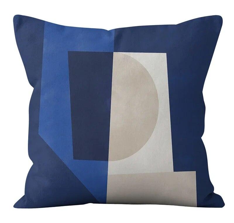 45x45cm Nordic Modern Minimalism Abstract Geometric Lines Pillowcase Sofa Chair Office Seat Car Cushion Cover Home Decor