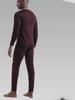 Herren Verdicktes Thermounterwäsche-Set, Plus Samt, Rundhals, Ideal für Herbst/Winter, Jugend Slim Fit, Baumwollpullover & Hose.