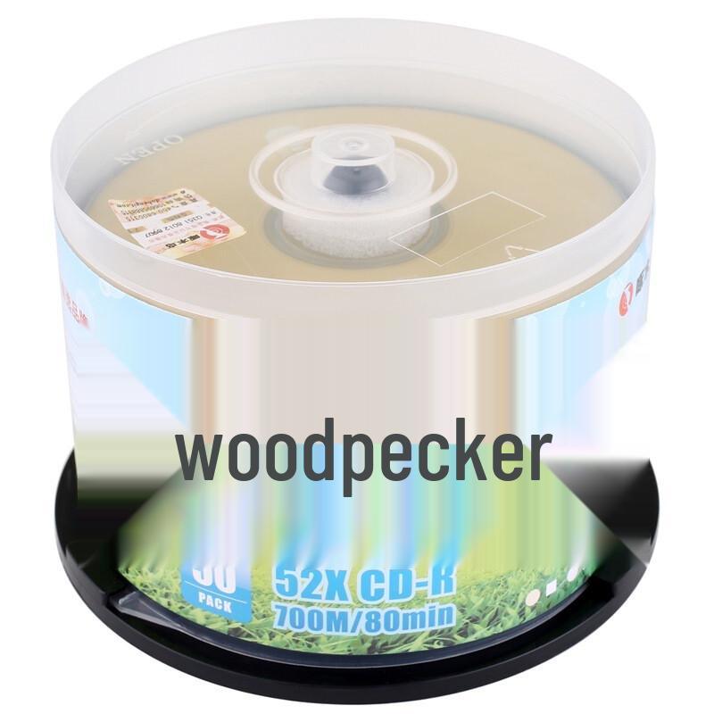 Woodpecker CD-R 52x 700MB Blank Discs (50-pack)