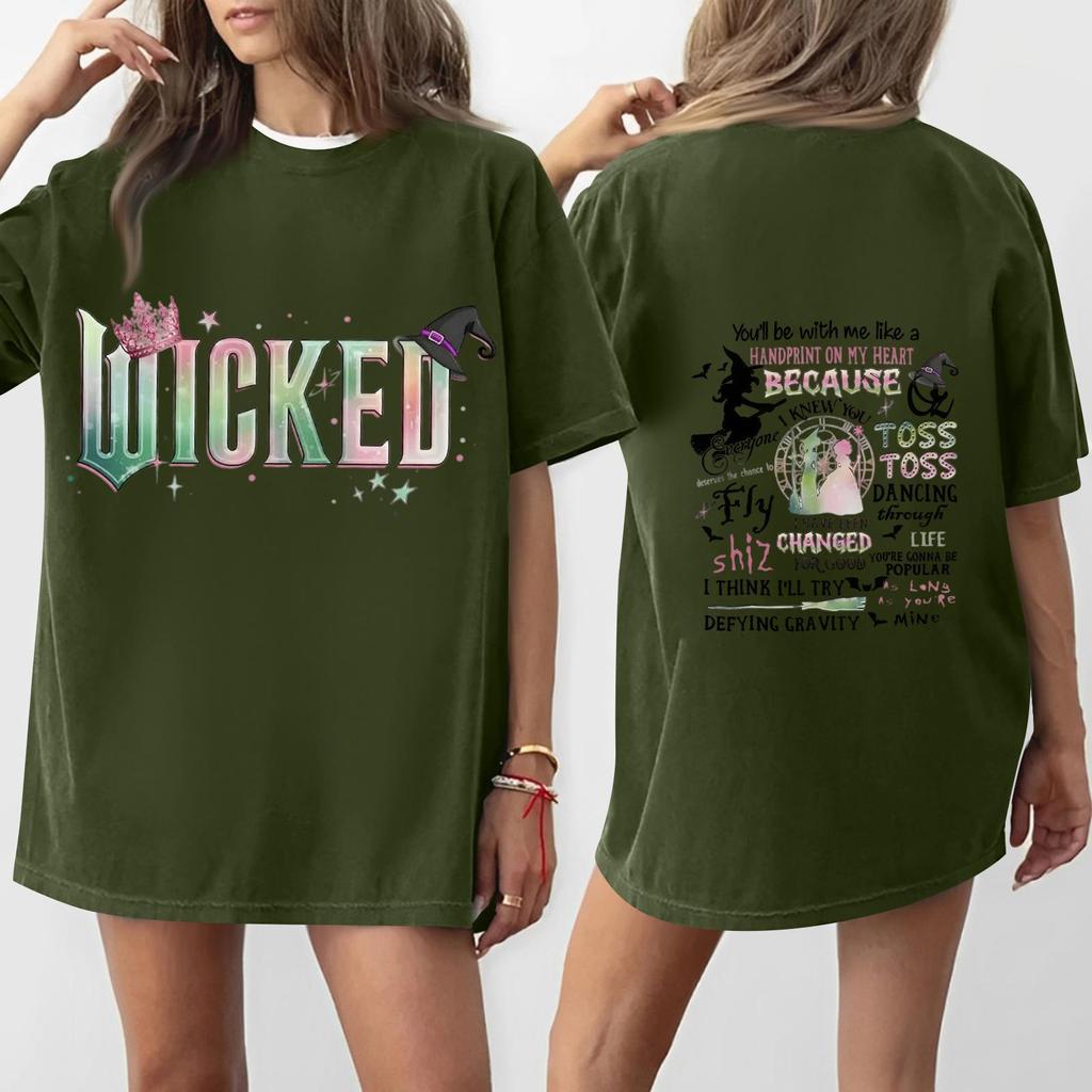 Women's Casual Fashion Round Neck Printed Short Sleeve T-Shirt Top