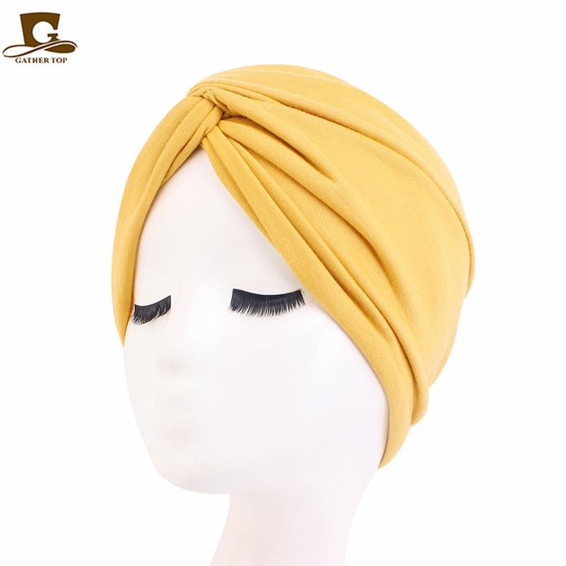 Imitation cotton cross Indian hat, headscarf hat, twist hat, popular headgear TJM