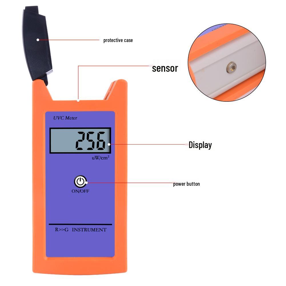 RGM-UVC Digital Reptile UV Light & Illuminance Meter