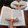 Book Page Holder,Thumb Finger Book Page Holders For Reading,Wood Bookmark Book Holder Light Weight Book Opener Tool
