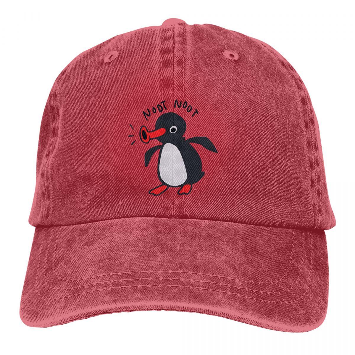 

Noot Бейсболка Унисекс Шляпы Женский козырек Snapback Pingu Pinga Пингвин ТВ Кепки One Size