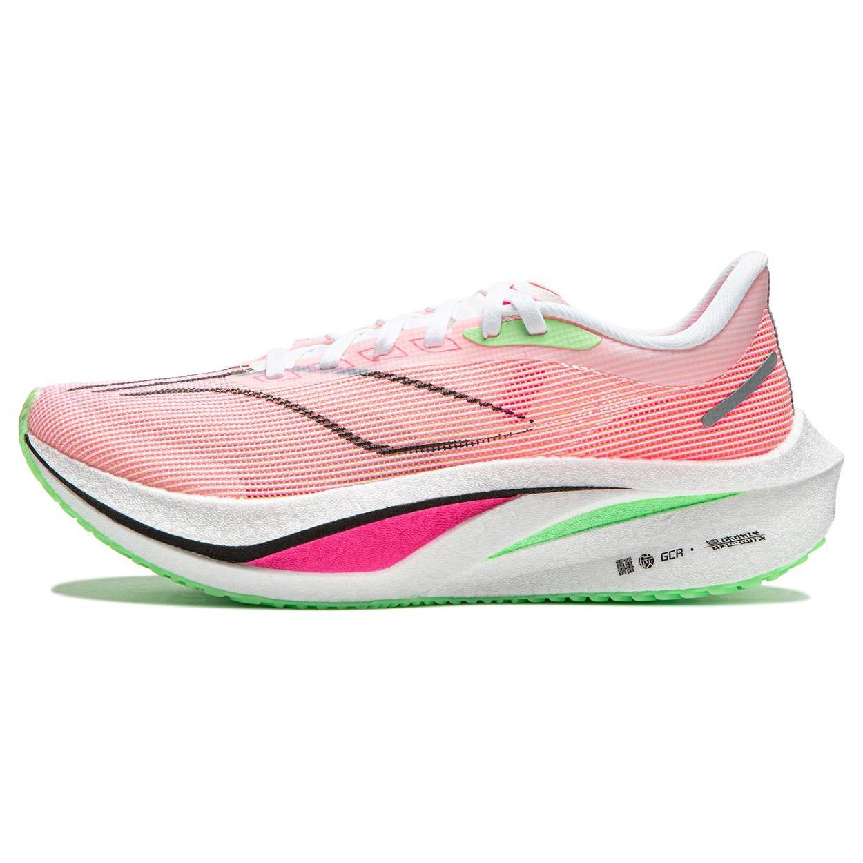 (WMNS) Li-Ning Feidian 4 Challenger Pink Green White Women s ARMU006-6 EU 40⅓