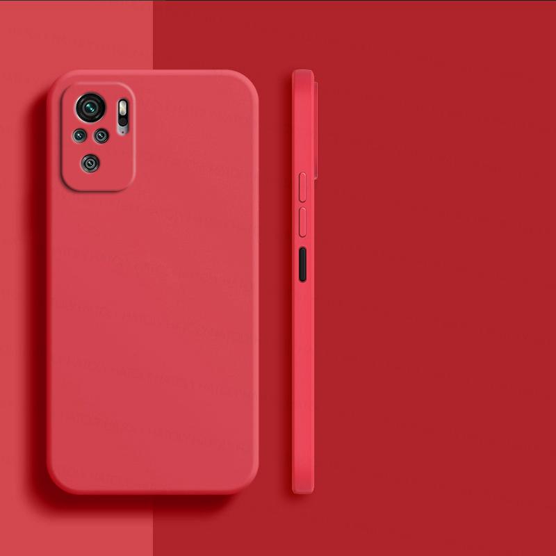 

Для Xiaomi Poco M5s Чехол Xiaomi Poco M5s M3 M4 M6 Pro 4G 5G Чехол Ударопрочный жидкий силикон TPU Телефон Задняя крышка Xiaomi Poco M5s Poco M3 красный