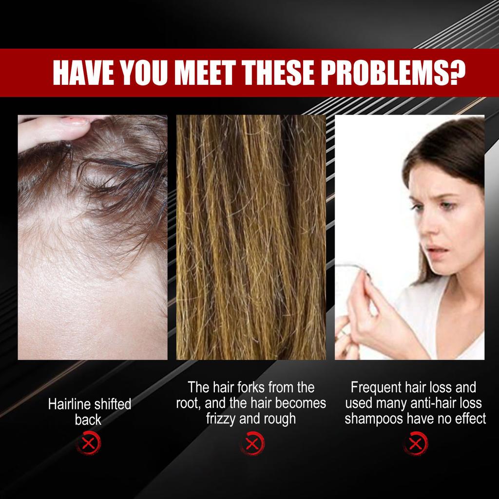 Grau Weiß Haarbehandlungsserum Weiß zu Schwarz Reparatur Natürliche Farbe Schwarzer Reis Nährspray Anti Haarausfall Hochwertiges Produkt