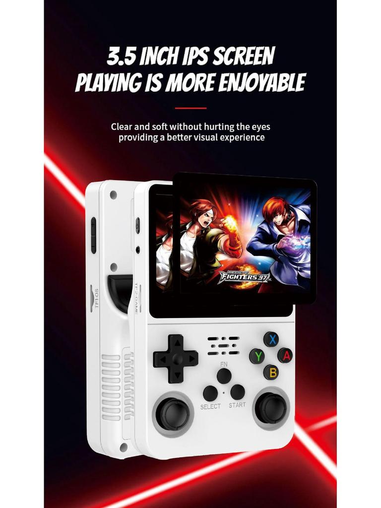 R36S Tragbare Retro-Spielkonsole - Handheld Duales System für PSP, GBA, Arcade-Spiele.