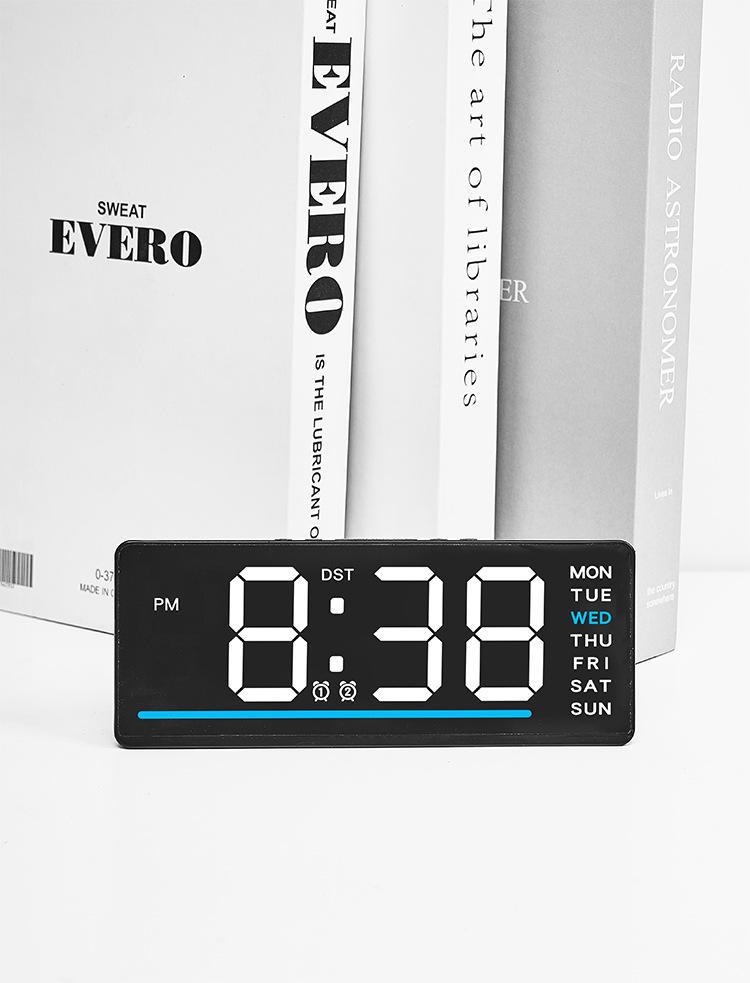 Multifunctional LED Alarm Clock: Cross-Border Digital, Silent Electronic Design for Children's Bedside 6676.