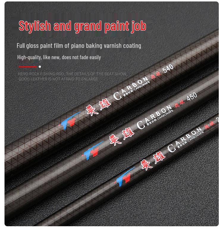 2.7M Carbon Fiber Dual-use Hero Rock Fishing Rod for Hand-held and Sea Fishing