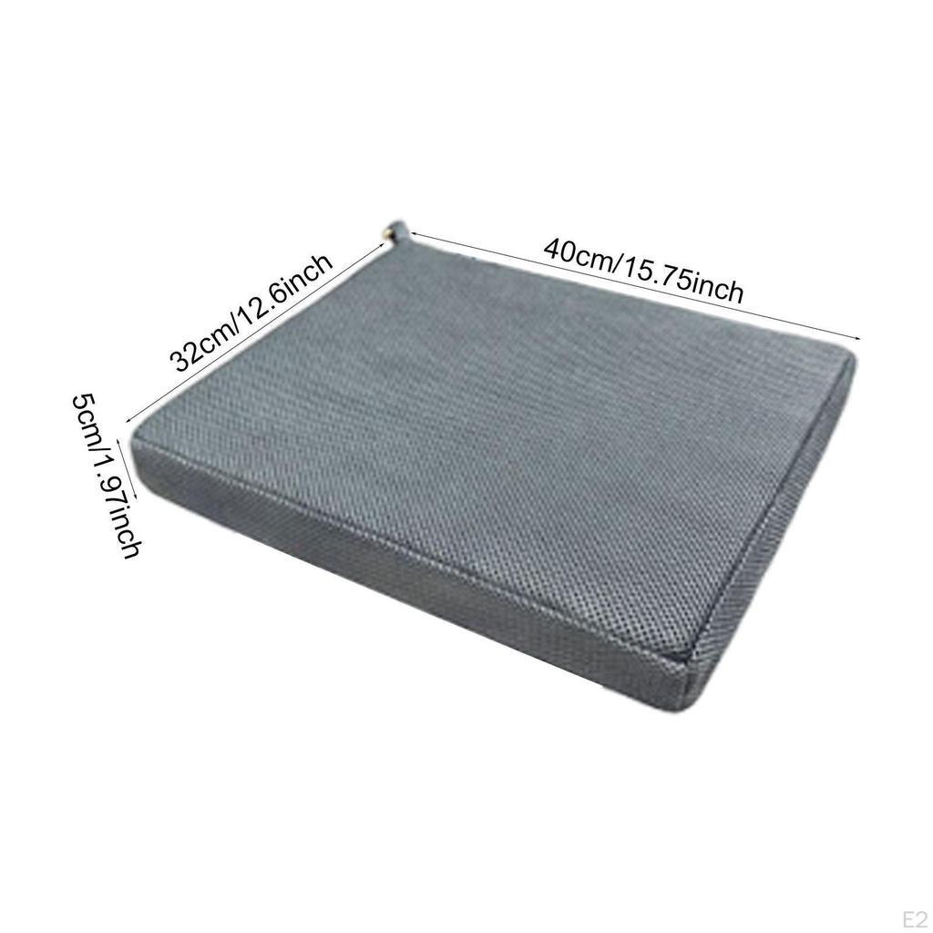 Shower Seat Cushion,Kneeling Pad Quick Dry Washable Comfortable Replacement Gray Senior Handicap