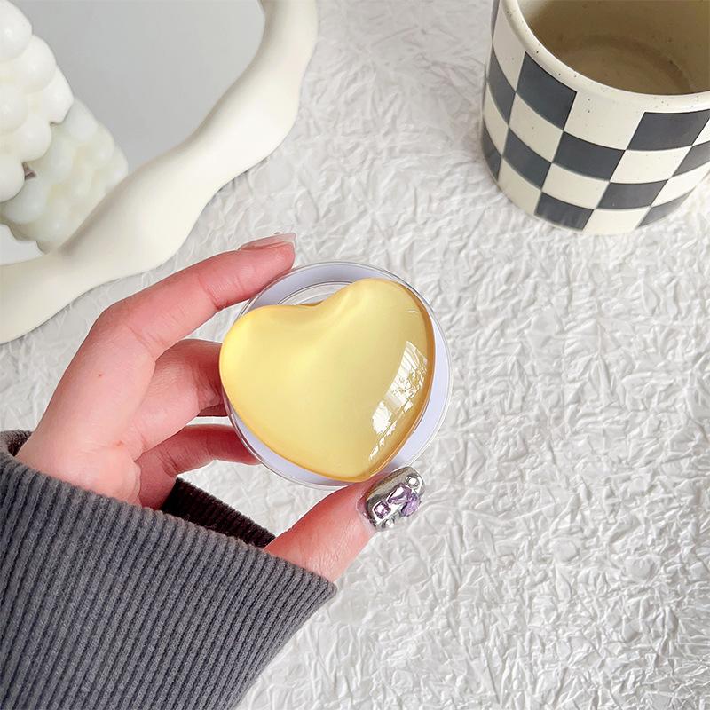 Solid Color Glass Love Mobile Phone Airbag Bracket Magnetic Attraction Removable Wind Watching Drama Desktop Support Portable Telescopic