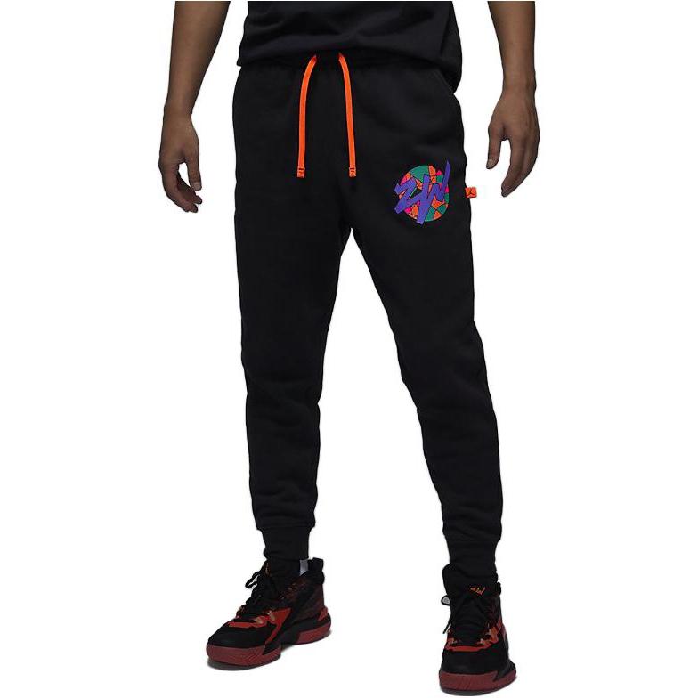 Jordan Fleece-Lined Warm Casual Pants With Cuffs Men Bottoms Black FD2393-010