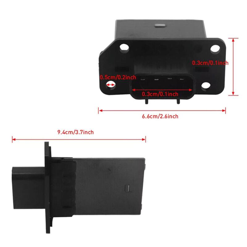 Artudatech Front Heater Blower Motor Resistor 3F2Z-18591-AA For Ford Fiesta 2011 2012 2013