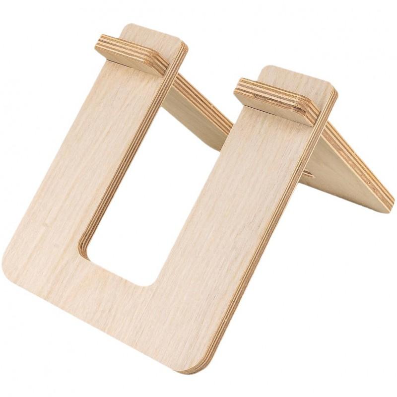 Balance Bike Stand 10-12 Inch Wooden Adjustable Display Rack Kids Sliding Bicycle Parking