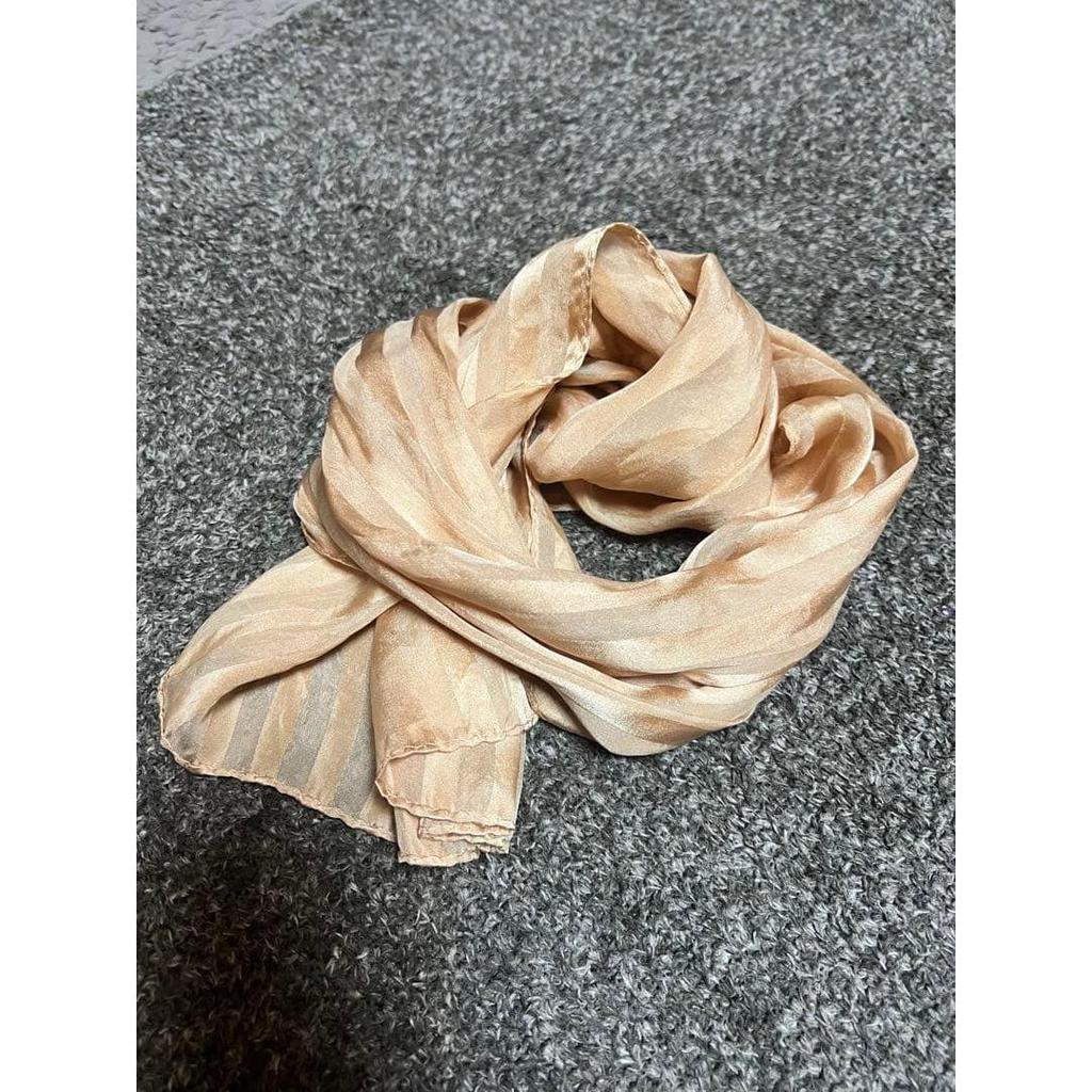 Used 100% Silk Plant-Dyed Cherry Blossom Stole