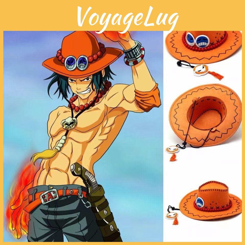 Bunter One Piece Portagas D Ace Hut für Kinder und Erwachsene