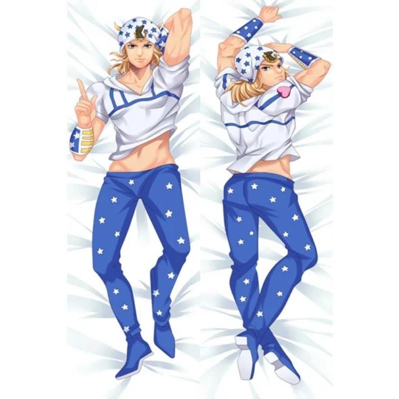 60x180cm Anime JoJos Bizarre Adventure Cosplay Props Kujo Jotaro Dakimakura Pillow Case Hugging Body Home Bedding Pillow Cover
