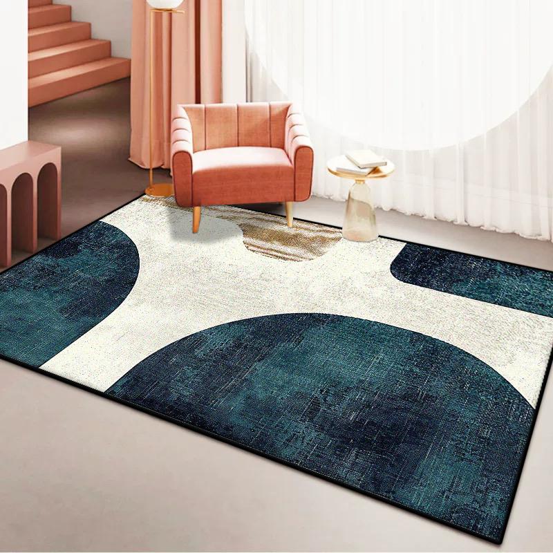 Nordic Simple Style Living Room Carpet Abstract Design Bedroom Lounge Large Area Rugs Home Decoration Bathroom Non-Slip Soft Mat
