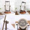 15 Minutes Metal Rotating Sand Glass Timer Clock Hourglass Table Ornament Home Decor Gift