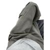 Gray Overalls, New Retro High-waisted Loose and Lazy Wide-leg Jeans, Thin Floor Pants