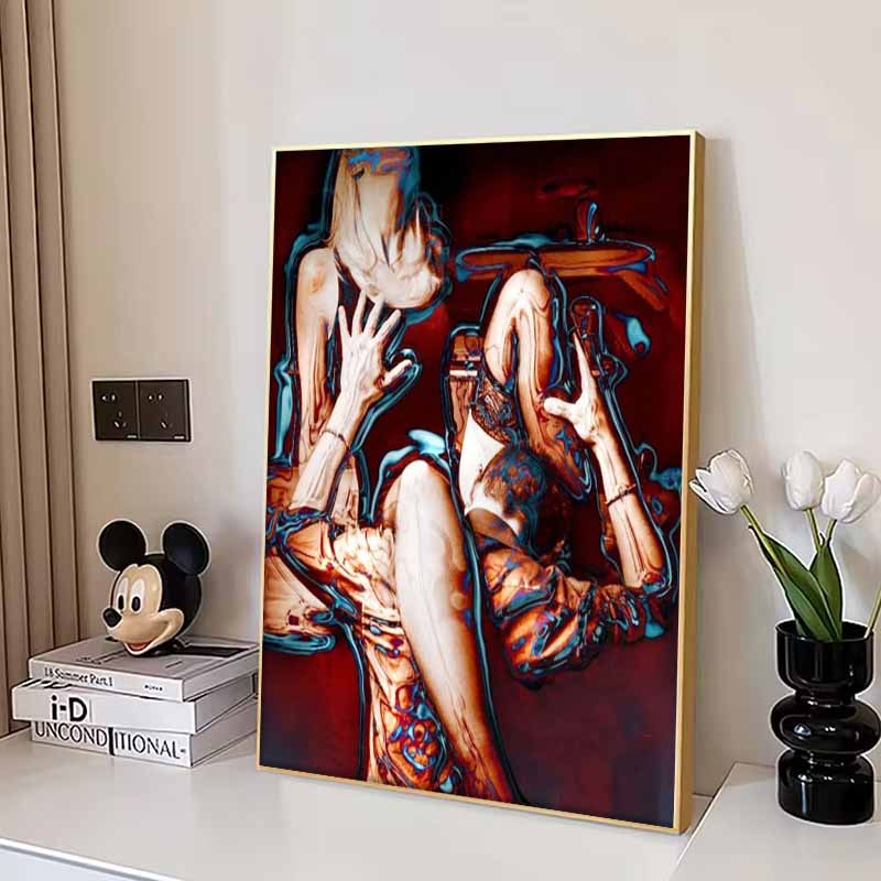 New Arrival 5D DIY Full Circle Diamond Painting "Couple Art" Embroidery Cross Stitch Home Decor Gift