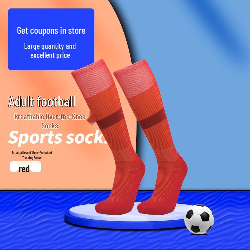 Calzini da Calcio Ispessiti: Disponibile, Assorbe il sudore e traspirante, Ideale per l'allenamento e la competizione, Adatto a bambini e adulti