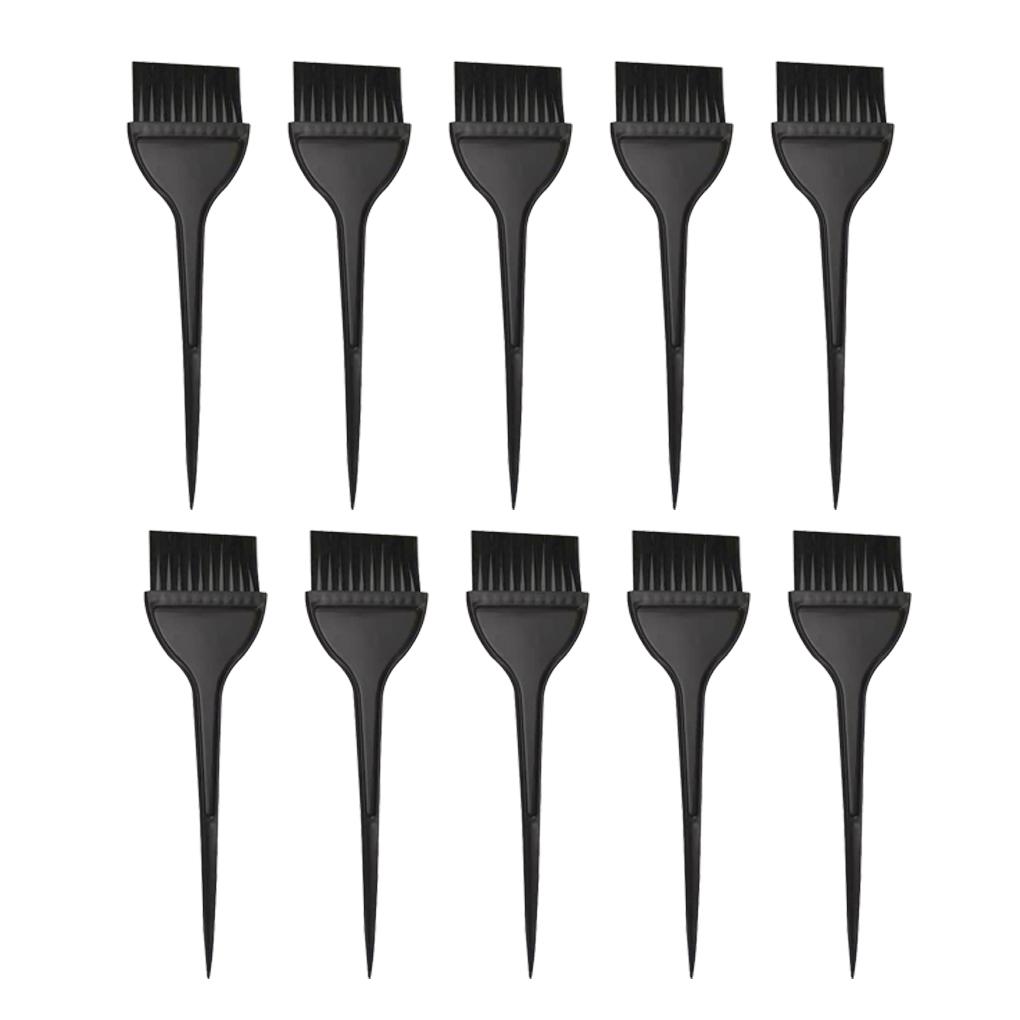 

10 Pieces Hair Dye Brush Reusable Hairdressing Coloring Barber Comb Professional Long Handle Tooth Styling Accessories