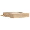 Bed Frame with Drawers Sonoma Oak 150 x 200 cm Particleboard