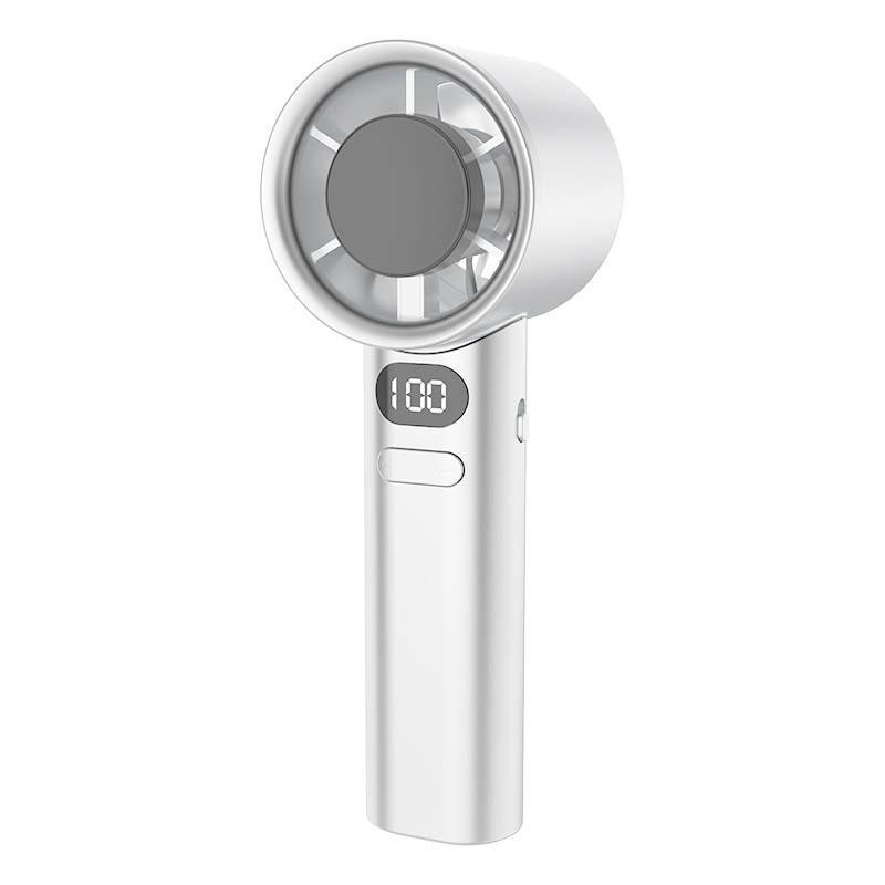 120 Speed 1800mAh 56 * 16cm Infinite Speed Regulation Turbo Fan Portable USB Handheld Small Fan Large Capacity Cooling Fan