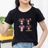 Rainbow Hair Girl Set Graphic Tee Kids 100 Cotton Crew Neck T Shirt Short Sleeve Breathable Tops For Boys Girls Children