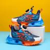 Middle school students rotate button shoes, spring and autumn students a 2025 sports boys face mesh breathable