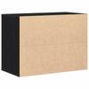 Drawer Cabinet Black 80 x 41 x 58 cm Engineered Wood