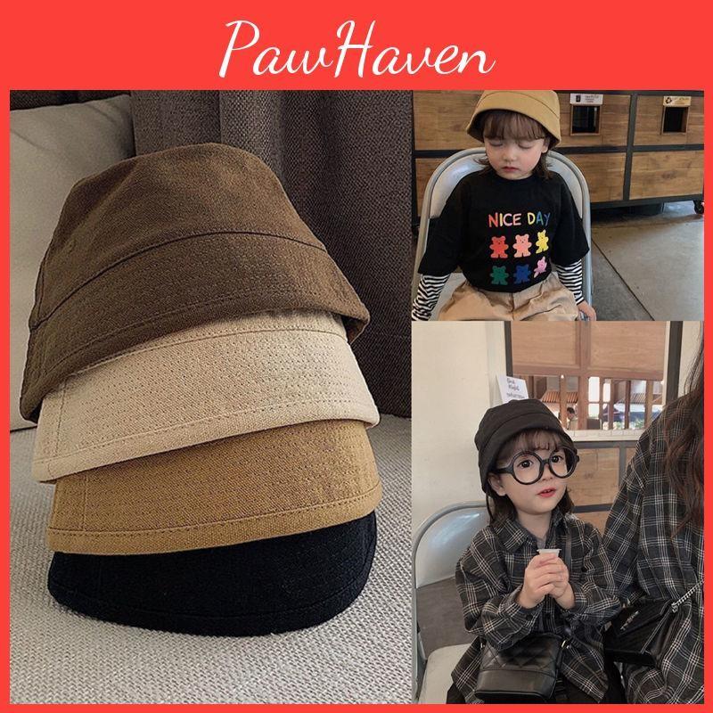 Fisherman Kids Fashion Hat Cotton Warm Bucket Style For Toddler Outdoor Hat Warm