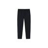 Anta Training Series Solid Color Mid Waist Warm Straight Leg Knitted Sports Pants Women Bottoms Basic-Black 162417310-1